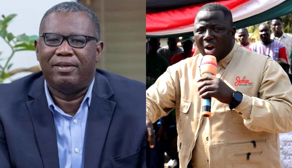 Tempers flare as Egbert Fabille clashes with Mustapha Gbande on live radio over alleged possession of state vehicles