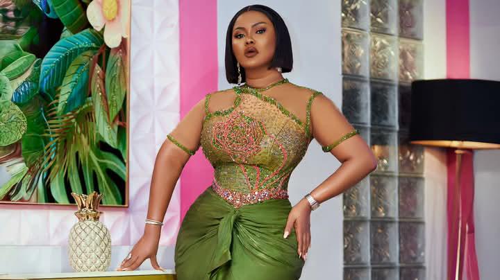 Nana Ama Mc Brown Slays In A Green Lacy Garment