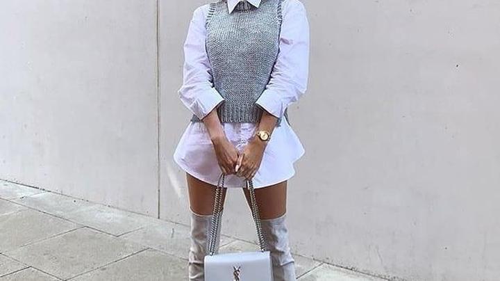 What to wear with long shirts