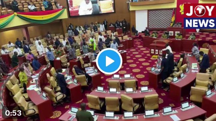 Parliament in Turmoil Heated Exchanges and Banging Tables Disrupt Proceedings