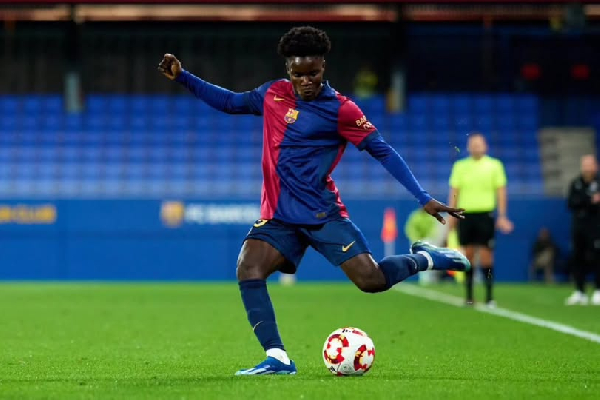 David Oduro impresses on UEFA Youth League debut for Barcelona U19