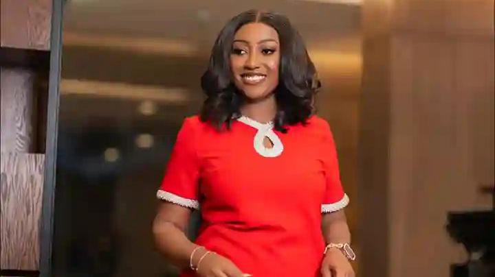 Anita Akua Akuffo slays In A Red Stunning Outfit