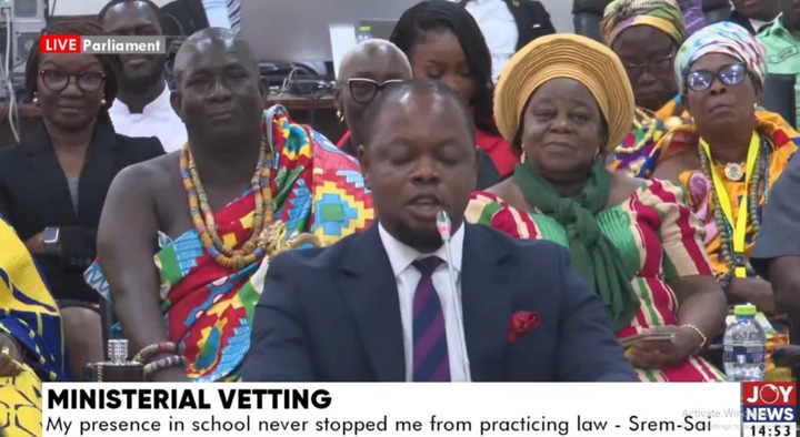Minority rejects nomination of Justice Srem-Sai
