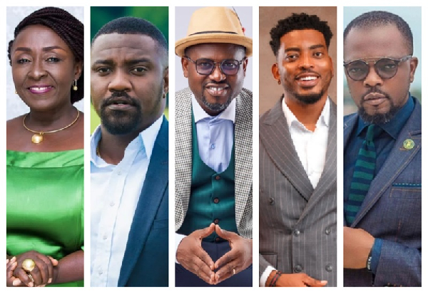 Meet the six entertainment personalities appointed by President Mahama