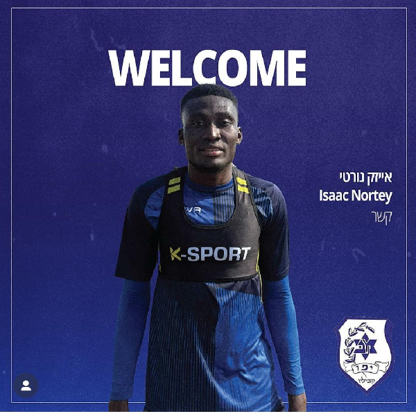 Isaac Nortey joins Israeli giants Maccabi Haifa