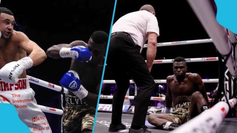 Elvis Ahorgah Suffers Fifth Round Stoppage Defeat to Callum Simpson in Commonwealth Title Bout