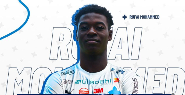 Young Ghanaian defender Rufai Mohammed joins IFK Varnamo on loan from Elfsborg