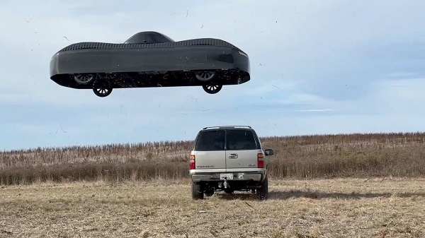 Watch as real-life flying car takes to the skies