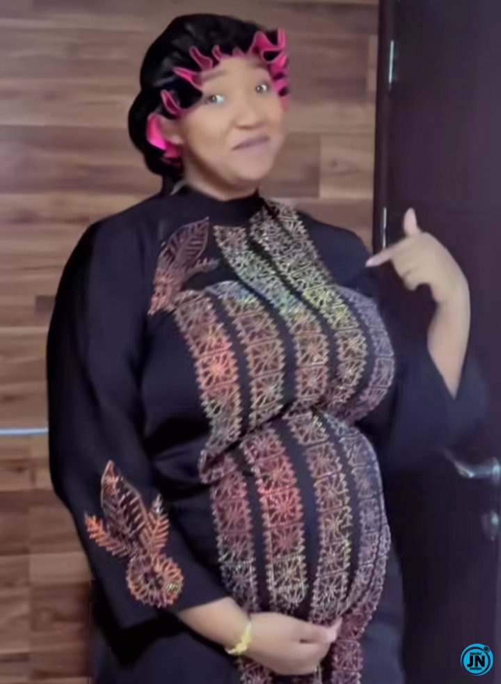 Yul Edochie and Judy Austin expecting 3rd child, flaunt baby bump