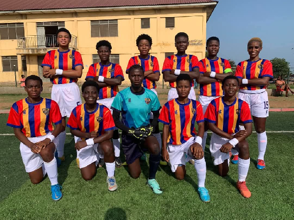 Check out the impressive record of Hearts of Oak women’s team’s in Division 1