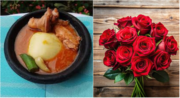 Flowers on Valentine’s Day: Why not fufu?