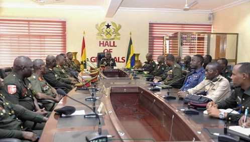 Rwanda Defence Force Command and Staff College delegation visits Ghana Armed Forces