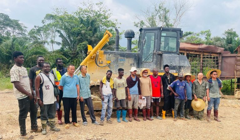 15 suspected galamseyers nabbed with excavators near River Ankobra
