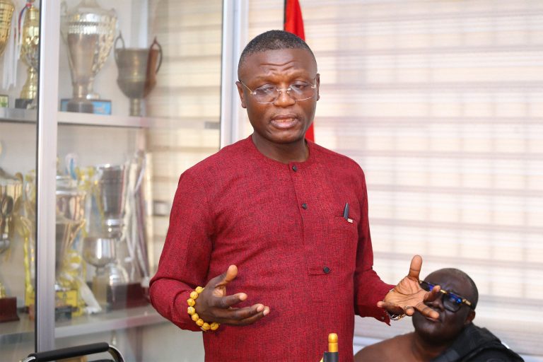 Sports Minister visits Kotoko, assures management of justice for Pooley