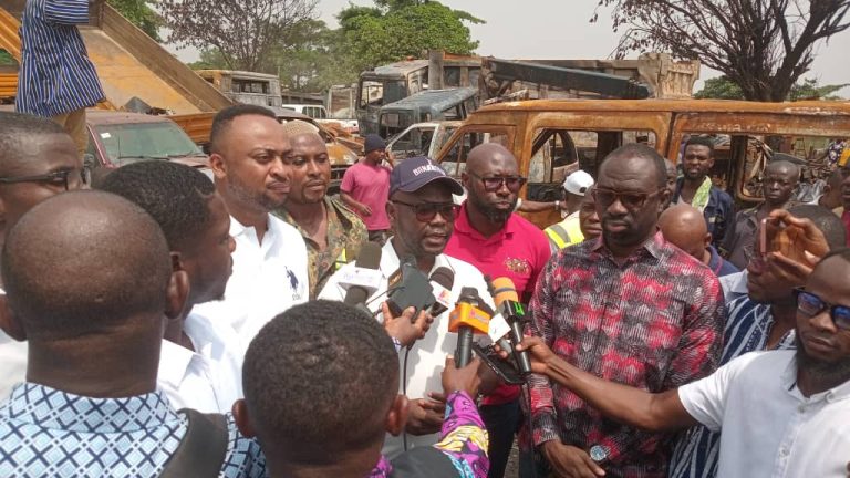 Kumasi MPs Visit Suame Magazine Fire Victims