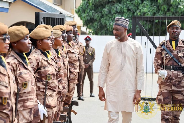 Minister of the Interior visits Ghana Prisons Service  