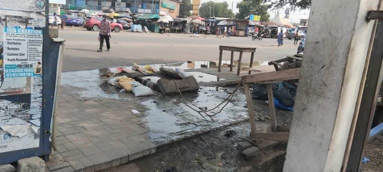 Tema residents fear sewer spillage can cause surge in cholera cases