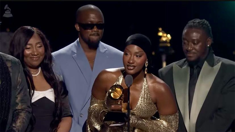 Tems Thanks Her Mum After Grammy Win