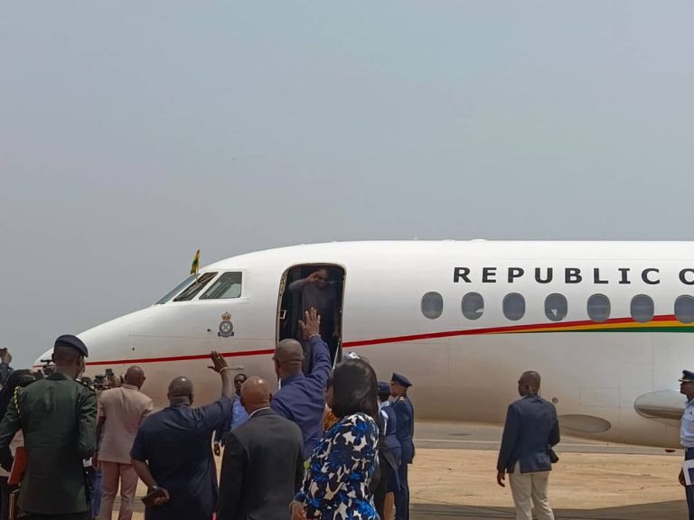 President Mahama departs for Germany  