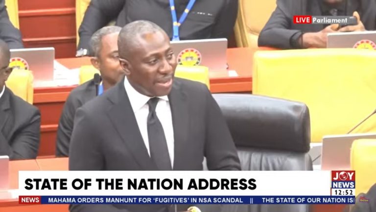 Afenyo-Markin timed out by Speaker for ‘prolonging’ his response to Prez Mahama’s SONA