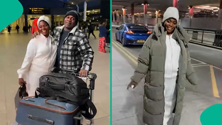 Man living in the UK starts crying as his wife visits him there after 17 years