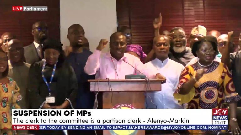 “We’ll never surrender to any intimidation and bullying” – Afenyo-Markin