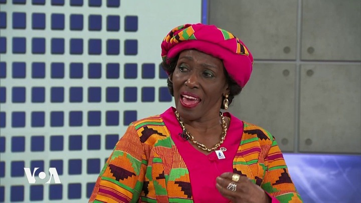 Former First Lady Nana Konadu Agyeman-Rawlings arrives in Parliament