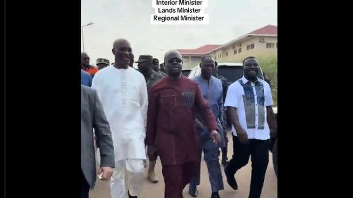 Defence Minister, Interior Minister, and Other Government Officials Inspect Afari Military