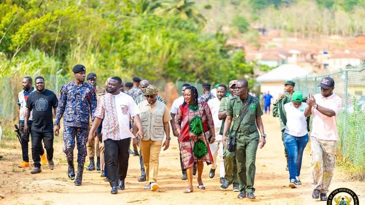 Frank Amoakohene Visits Atwea Mountain To Resolve Dispute Over Management Of The Facility