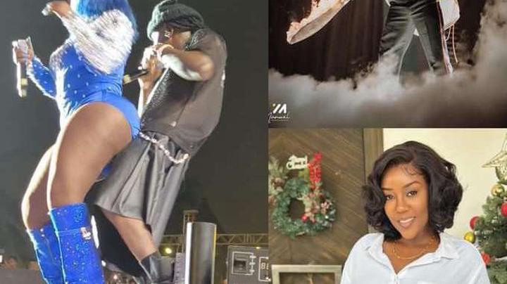 Stonebwoy Issues Public Apology to Wife on Stage After Flirtatious Dance with Woman at BHIM Festival