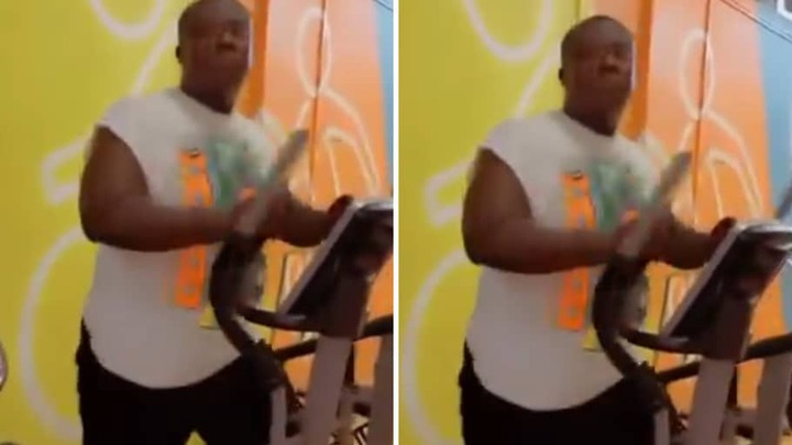 He Will Finish And Go And Eat Six Balls Of Banku – Peeps React To Jude Working Out At The Gym