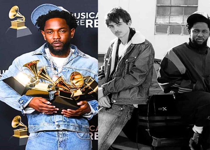 Kendrick Lamar and Timothée connect ahead of Super Bowl