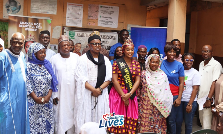 AT Touching Lives and GMB Queen Titiaka bring joy to basic school pupils