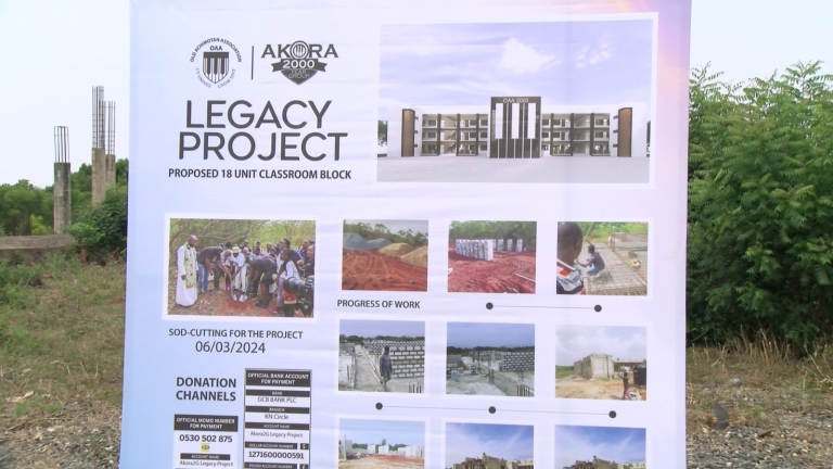 Achimotan 2000 Year Group constructs 18-classroom block to mark 25th Anniversary