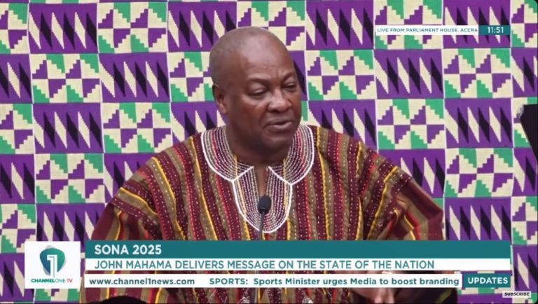 SONA 2025: Ghana’s Sports is at a critical juncture – President John Dramani Mahama