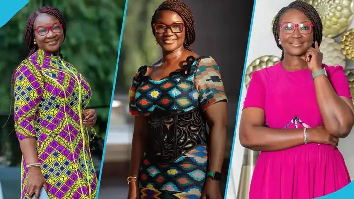 Joyce Bawah Mogtari Stuns in Stylish Kente Gown by Christie Brown at Public Event