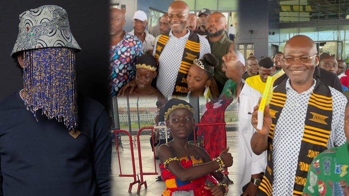Massive Crowd Storms Kumasi Airport To Welcome Kennedy Agyapong After Anas Sued Him $18 Million