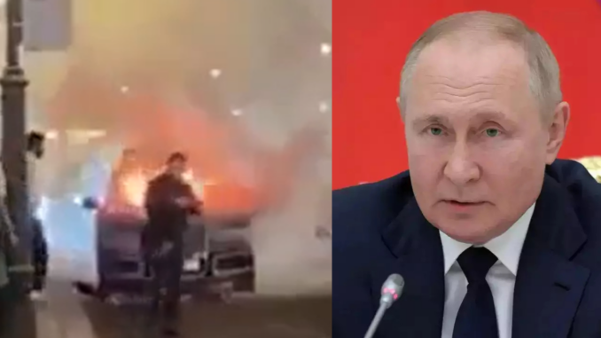 Putin Survives Globalist Assassination Attempt in Moscow as Limo Explodes in Flames