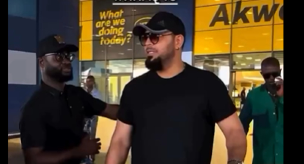 Ramsey Nouah, Diamond Platnumz arrive ahead of Richard Nii Armah Quaye’s birthday bash