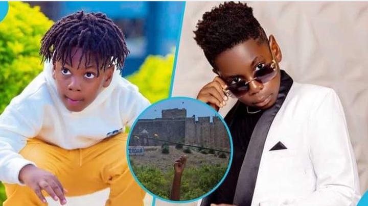 Shatta Wale And Michy’s Son Majesty Tours Fort Amsterdam In Ghana, Shares Its History