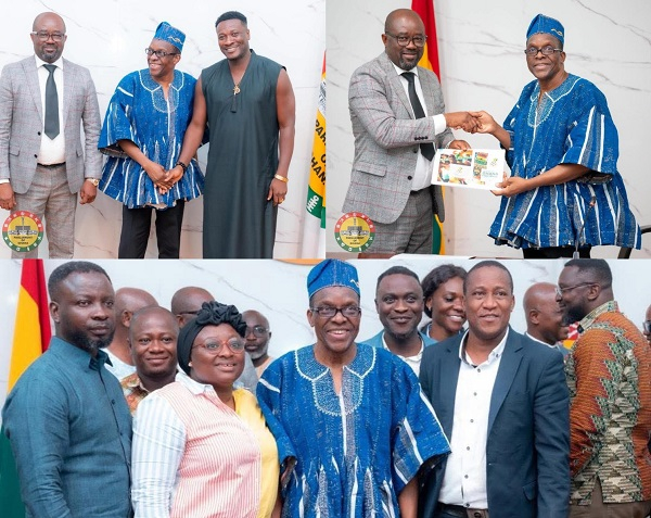 Kurt Okraku, Asamoah Gyan, others meet leadership of Parliament ahead of 2026 World Cup qualifiers