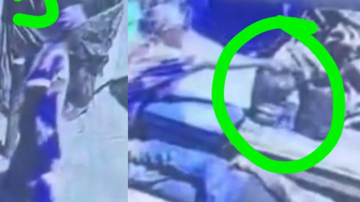 Elderly Woman Caught on CCTV Stealing from ‘Bookman’ at Adehyie Market