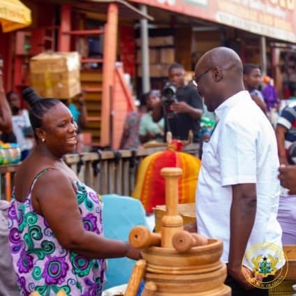 Finance Minister visits, engages market women and kayayei ahead of presentation