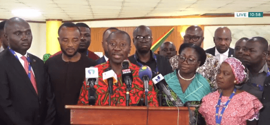 Ernest Addison’s cash, wife’s jewellery were taken during raid – Afenyo-Markin alleges