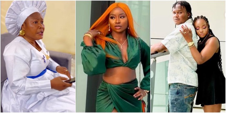 “I’ve knelt for you many times” – Video of OluwaDolarz’s mom pleading son’s fiancée Ife Luv over his cheating trends online
