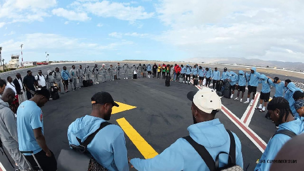 Black Stars arrive in Morocco for crucial game against Madagascar