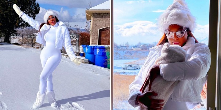 Chika Ike flaunts postpartum body weeks after welcoming first child