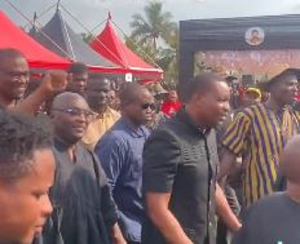 Dr. Bawumia, Wontumi and others attend funeral of Tweneboah Fokuo’s mother