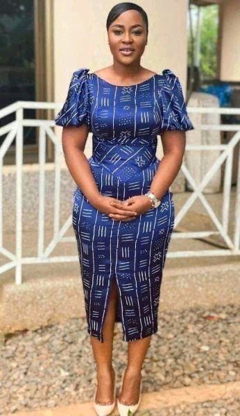 Mid-length dresses for married women