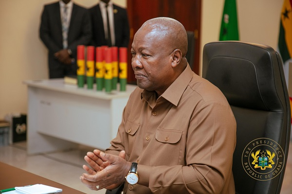 President Mahama vows ‘no mercy’ for illegal miners